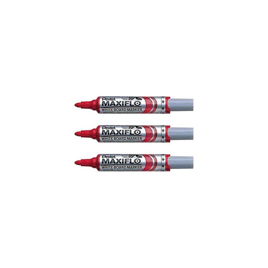 Pentel Pentel MWL5M-BO evidenziatore 12 pz Tipo di punta Rosso  