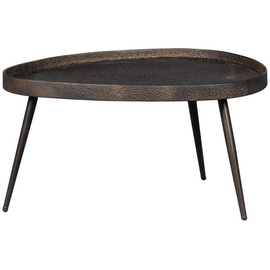 mutoni Tavolino in bronzo grezzo antico (set di 2)  