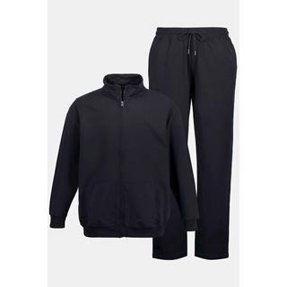 JP1880  Tenue de jogging, 2 pièces, Homewear, veste et pantalon marine foncé 