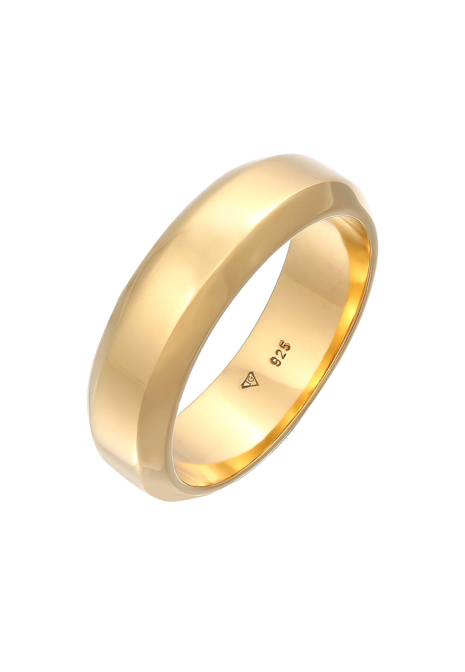 Image of Ring Bandring Basic 925 Silber Damen Gold 64mm