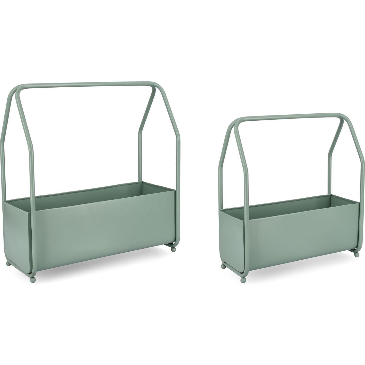 Image of Blumenkasten Keyra salbeigrün (2er-Set) Blumenkasten Keyra salbeigrün (2er-Set)