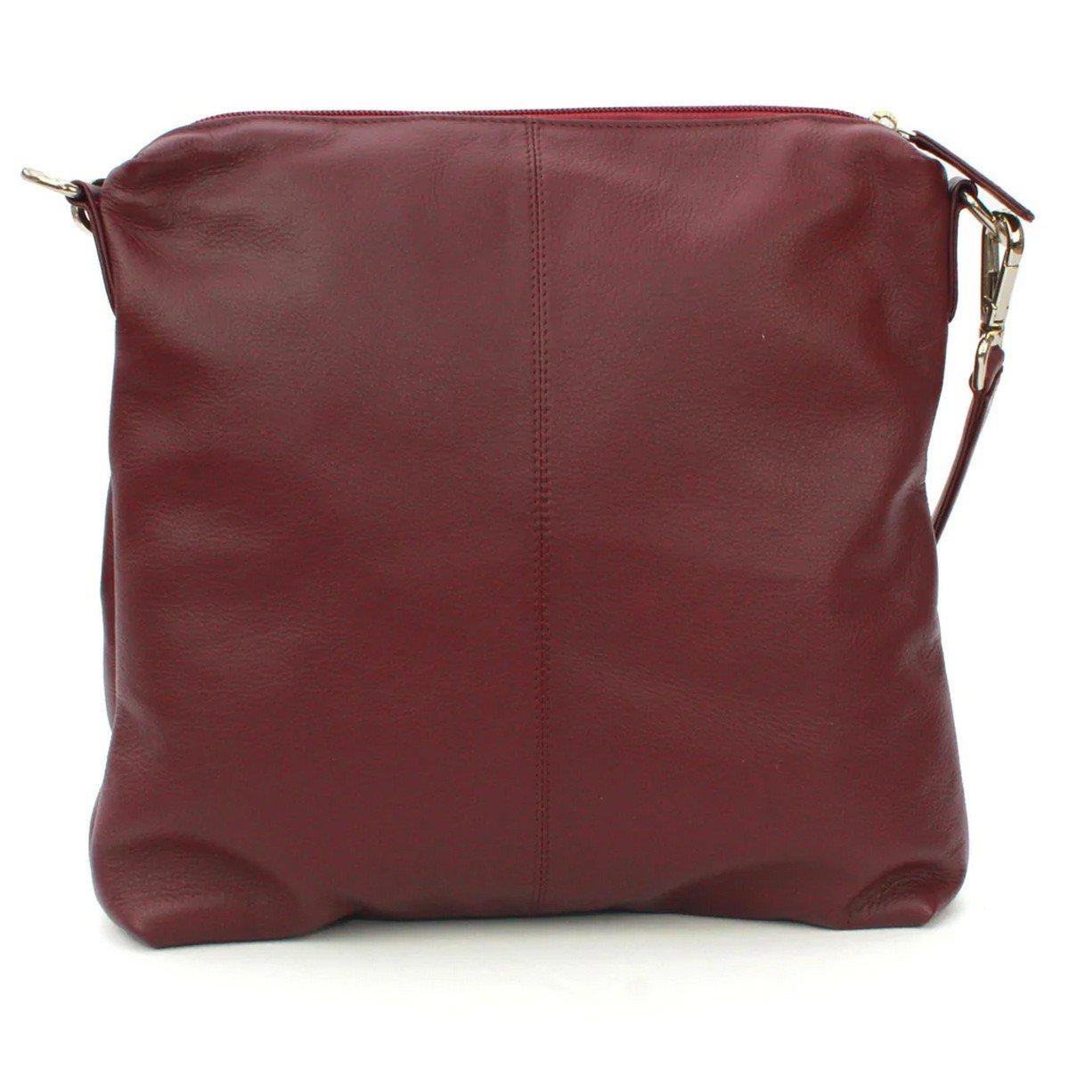 Eastern Counties Leather Leona Geraffte Leder Handtasche  