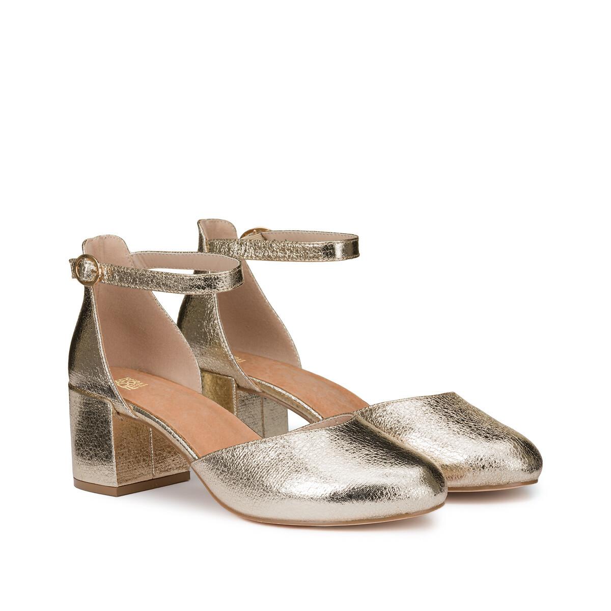 Image of Ballerinas Mit Absatz Damen Gold 43