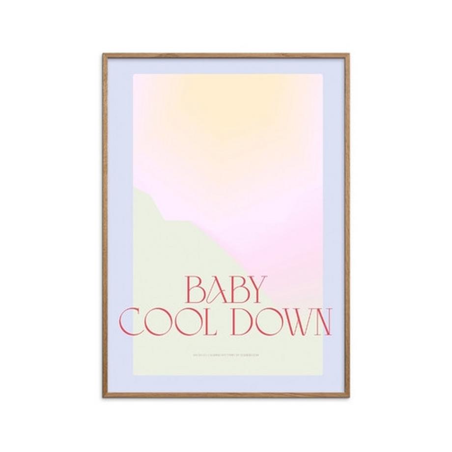 PosterandFrame Poster Baby Cool Down 30x40 cm  
