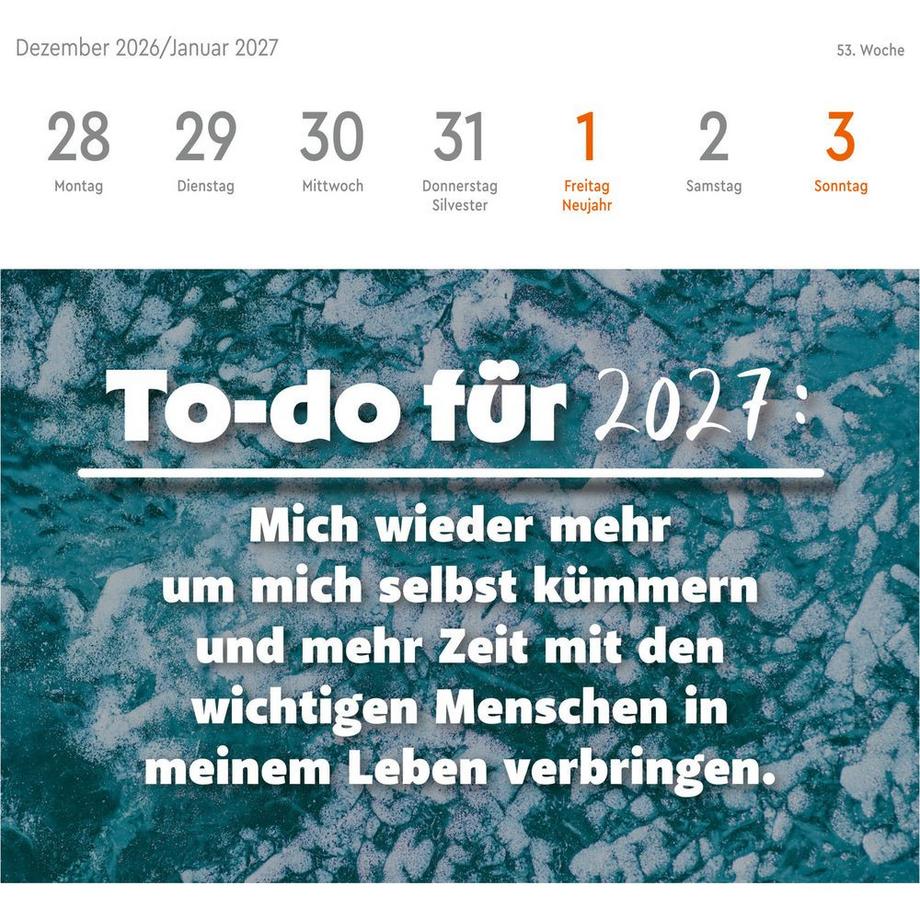 Heye Postkartenkalender Statements  