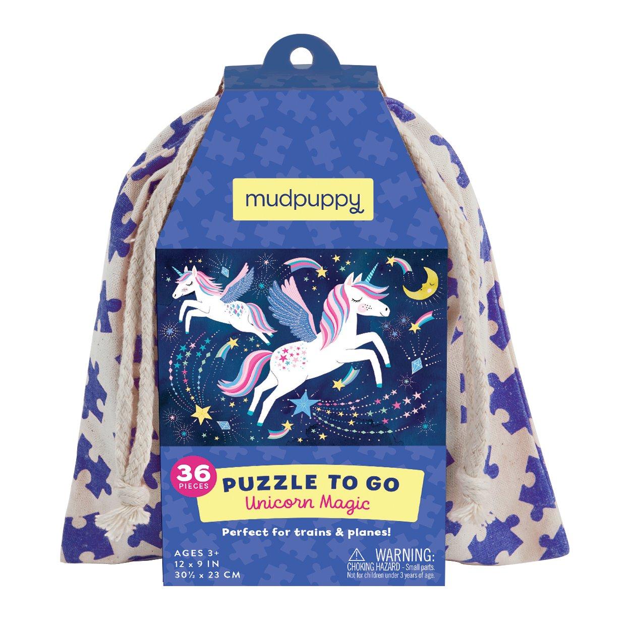 mudpuppy  Puzzle im Sack 36 Teile, Einhorn, Mudpuppy 