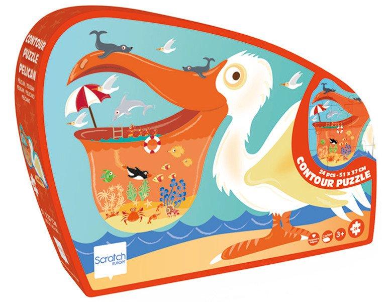 Image of Puzzle Shape Puzzle Pelikan (24Teile)