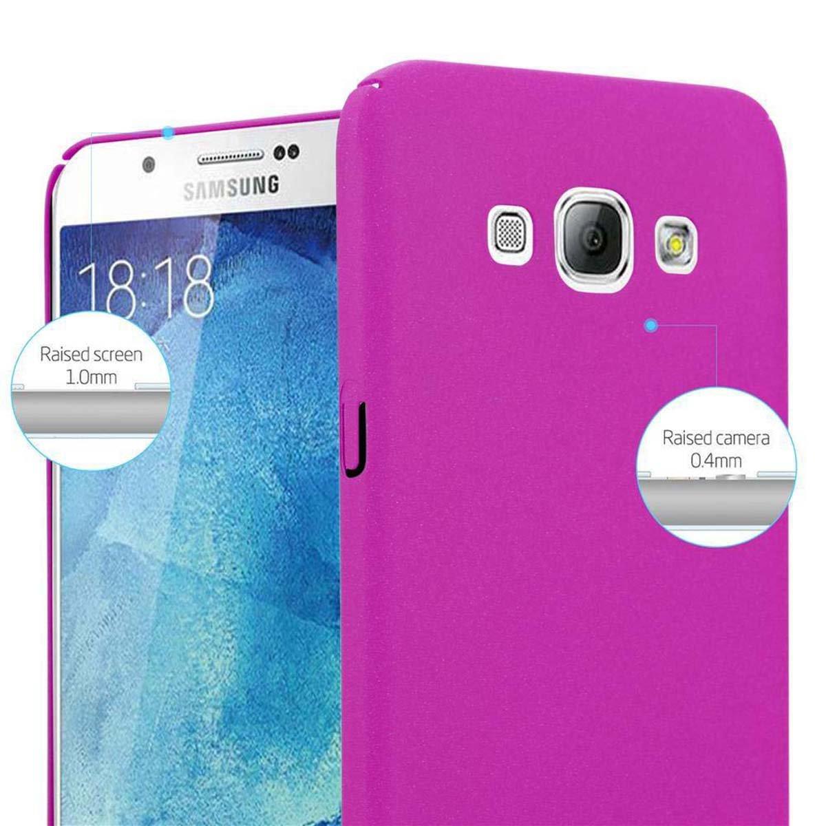 Cadorabo  Housse compatible avec Samsung Galaxy A8 2015 - Hard Case Coque de protection à l'aspect givré contre les rayures et les chocs 