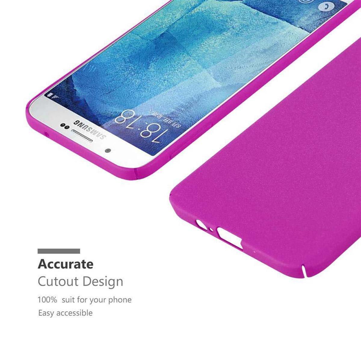 Cadorabo  Housse compatible avec Samsung Galaxy A8 2015 - Hard Case Coque de protection à l'aspect givré contre les rayures et les chocs 