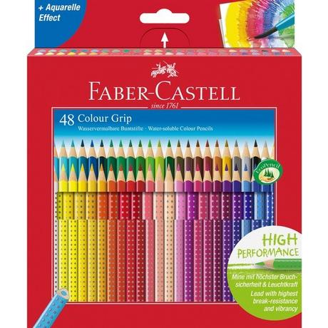 Faber-Castell FABER-CASTELL Farbstifte Colour Grip 112449 48er Kartonetui  