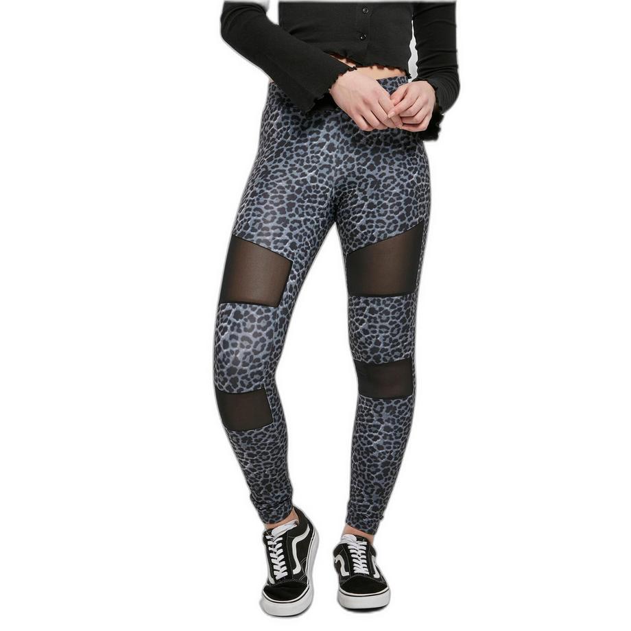 URBAN CLASSICS Tech AOP Leggings in maglia  