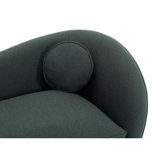 Vente-unique Sofa 2-Sitzer - Strukturstoff - Grün - ORMARA  