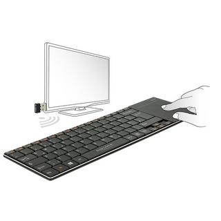 DeLock  12454 Tastatur für Mobilgeräte Schwarz Mikro-USB 