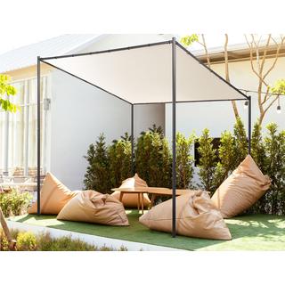 Beliani Gazebo en Tessuto Classico VIMINO  