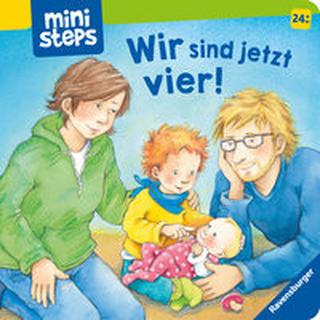 ministeps: Wir sind jetzt vier! Cuno, Sabine; Szesny, Susanne (Illustrationen) Gebundene Ausgabe 