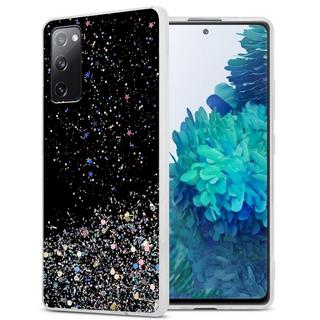 Cadorabo  Hülle für Samsung Galaxy S20 FE TPU Silikon mit funkelnden Glitter 