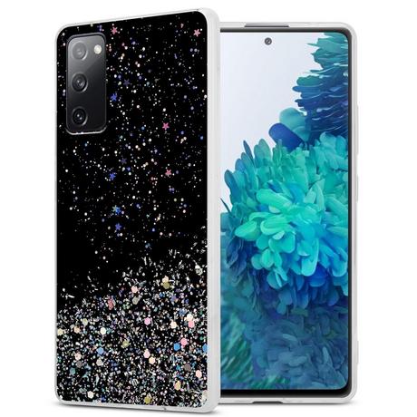 Cadorabo  Hülle für Samsung Galaxy S20 FE TPU Silikon mit funkelnden Glitter 