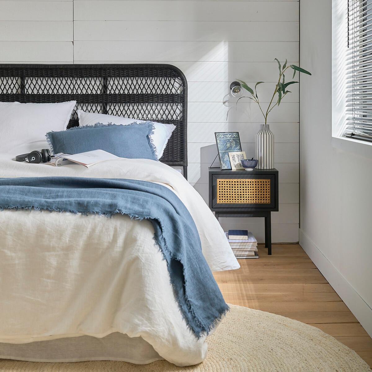 La Redoute Intérieurs Nachttisch Waska mit 1 Rattantür  