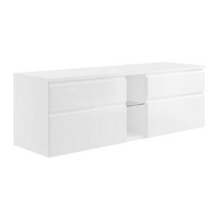 Vente-unique Mobile sotto lavabo sospeso 150 cm Bianco - MAGDALENA II  