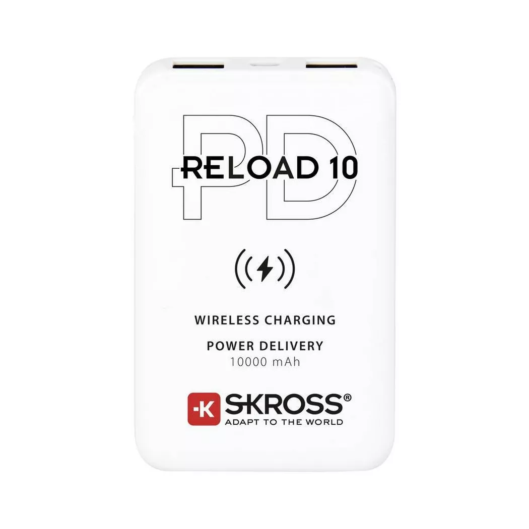 Skross - Powerbank Reload 10 Qi, PD, Weiss, One Size