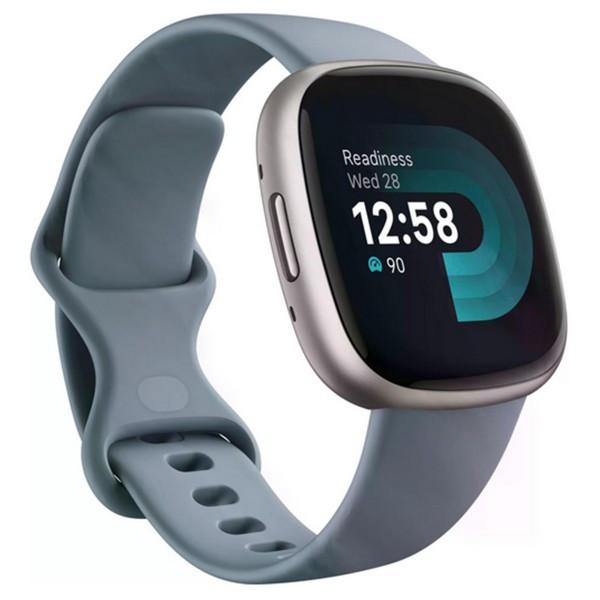 fitbit  Versa 4 Digitale Touch screen Platino GPS (satellitare) 