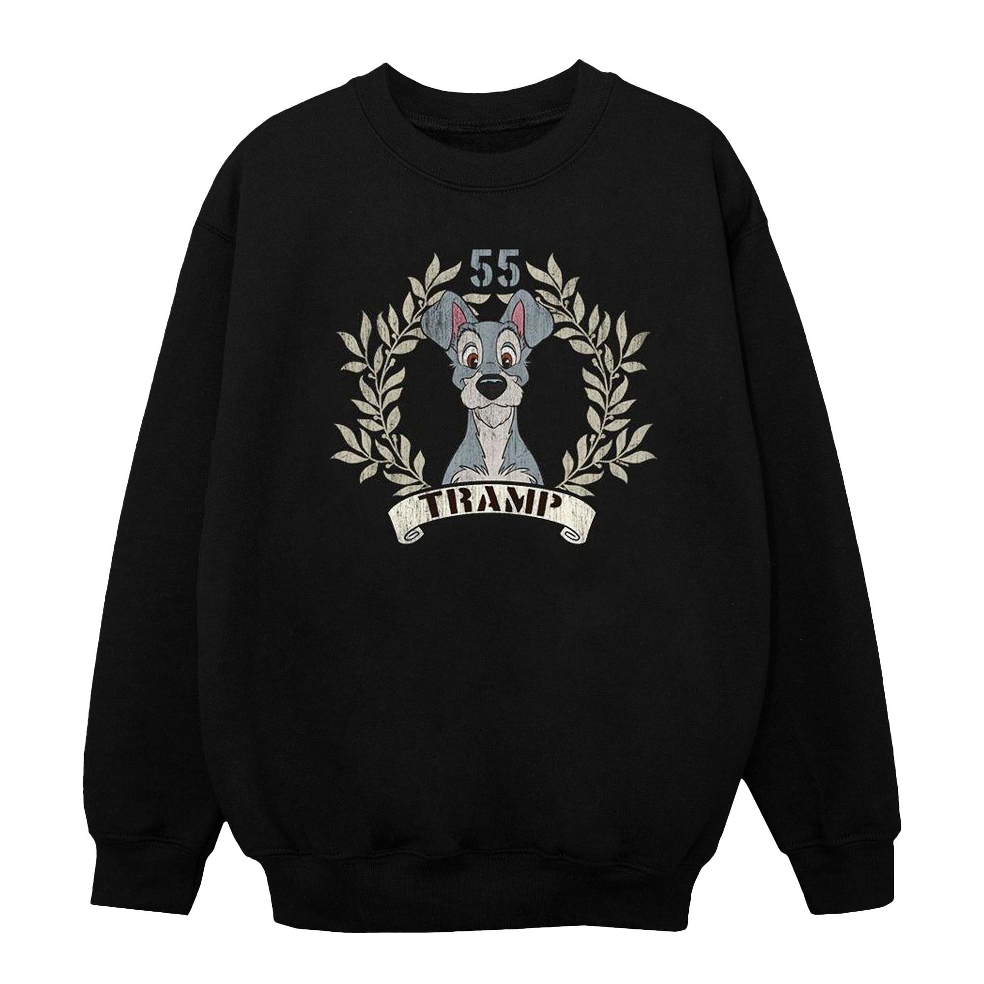 Image of Lady And The Tramp Tramp Since 55 Sweatshirt Unisex Schwarz 128
