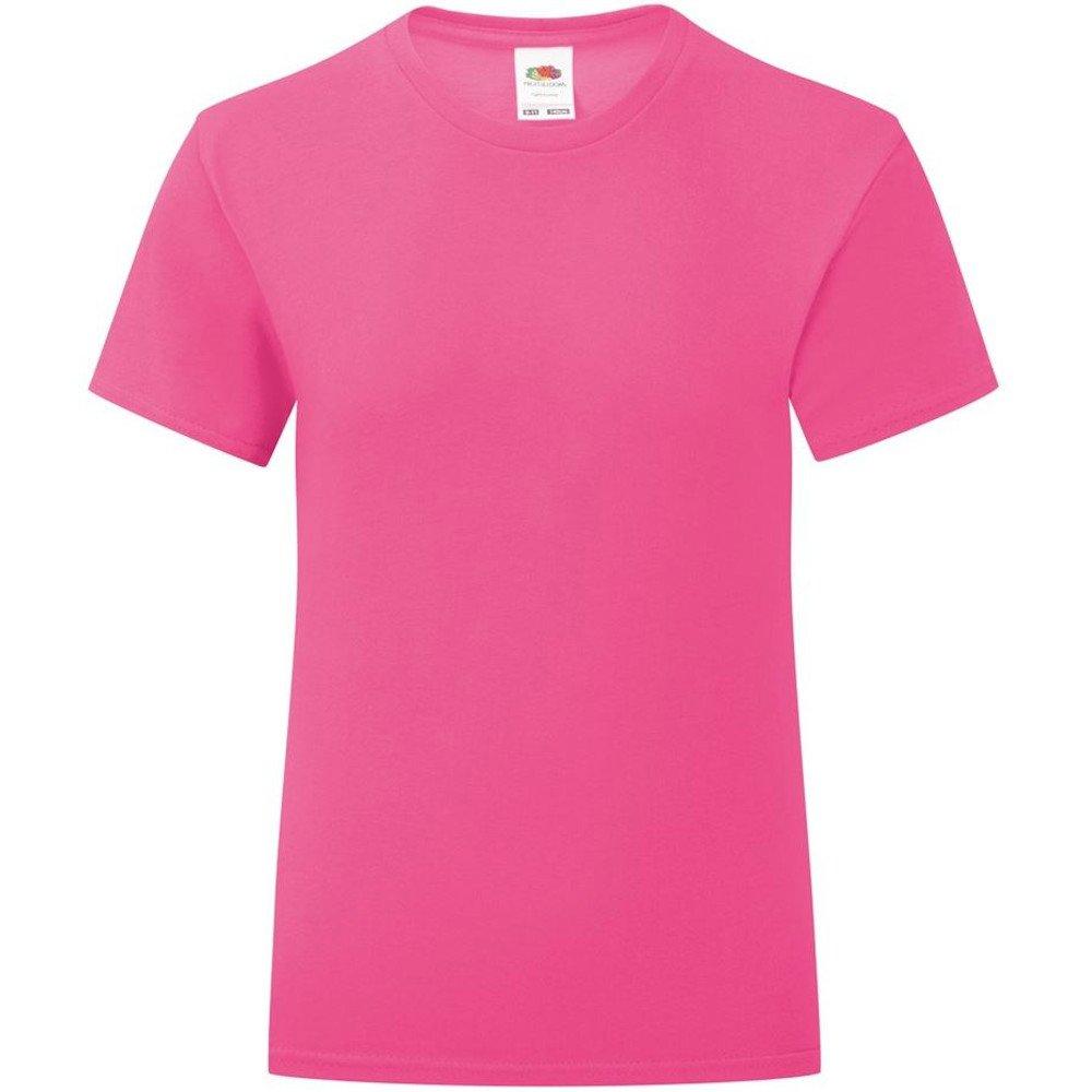 Image of Iconic Tshirt Mädchen Magenta 3-4A