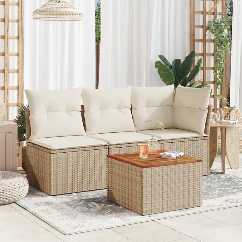 VidaXL Gartentisch poly-rattan  