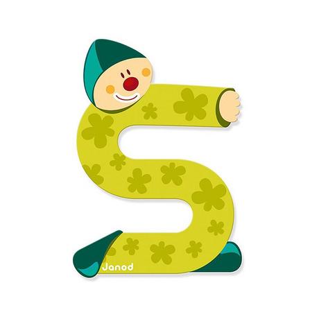 Janod Buchstaben Clown S  