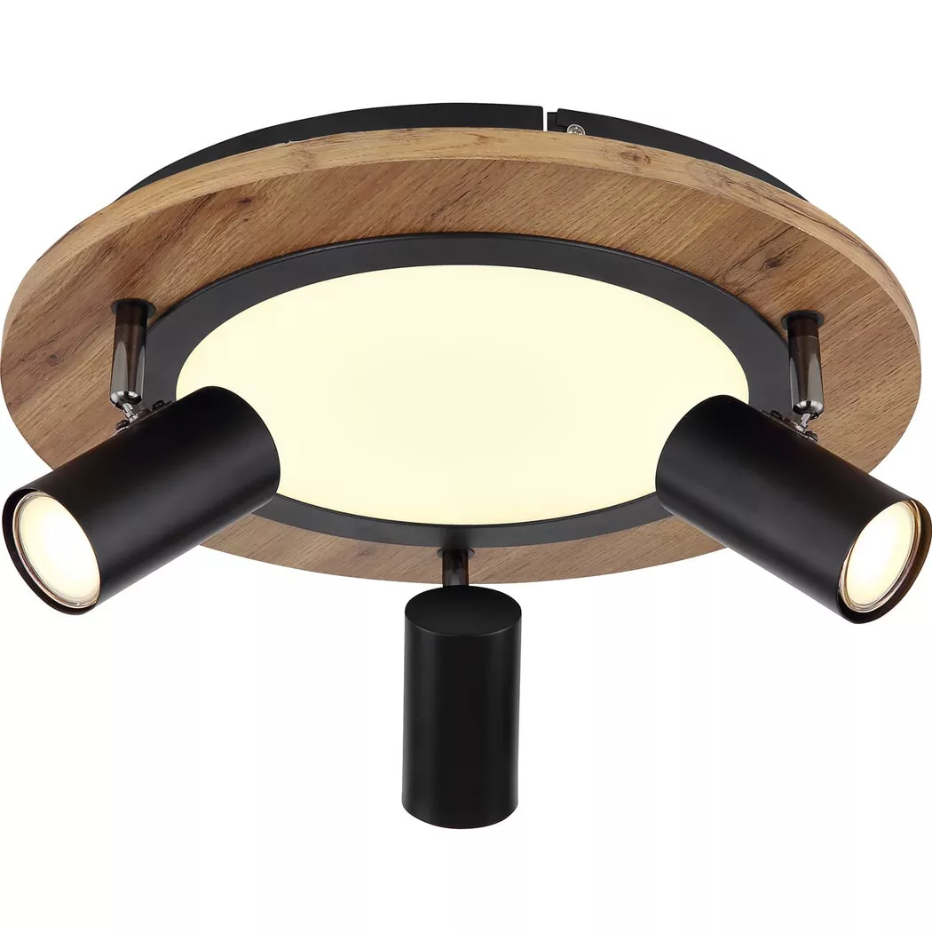 mutoni – Deckenleuchte Metall matt LED 40x40x18, One Size, Multicolor