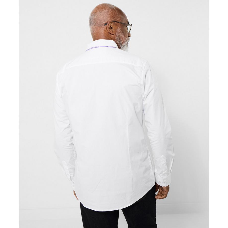 Joe Browns Hemd mit Kontrastkragen und Zierdetails  