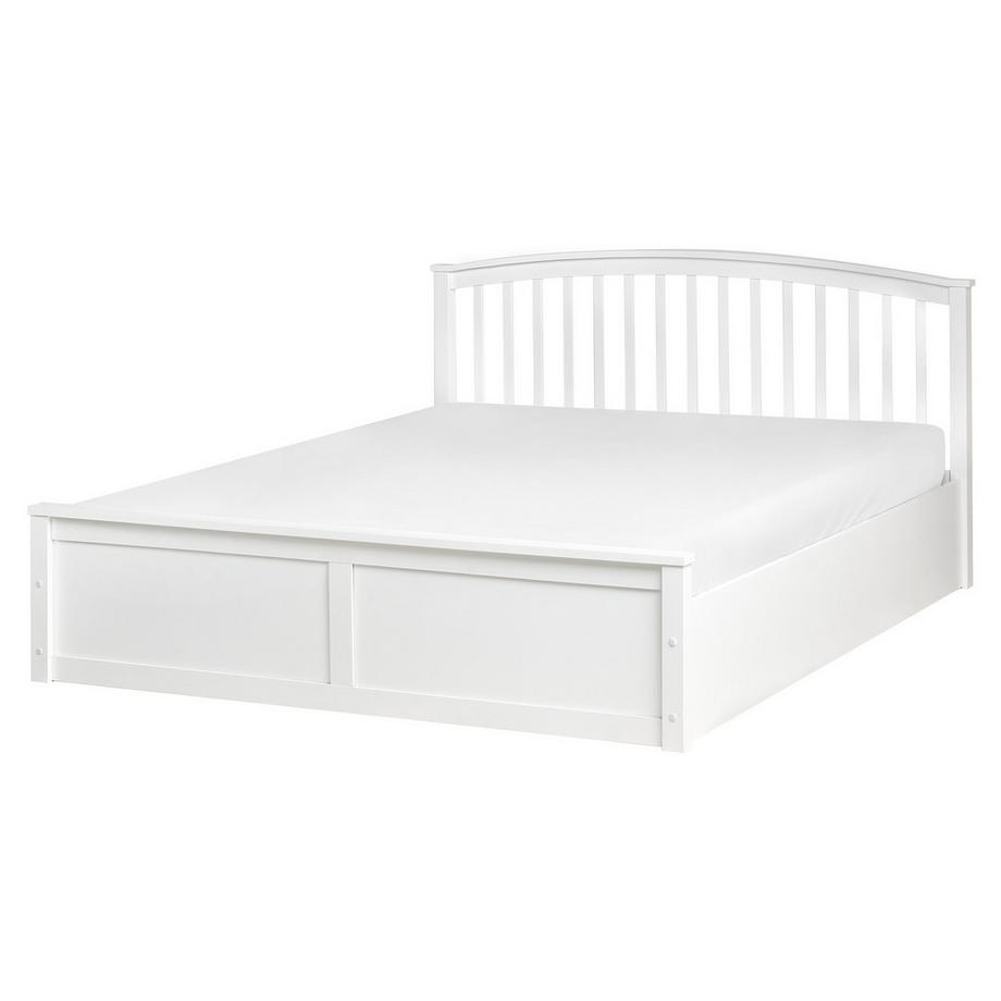 Beliani Bett mit Stauraum aus Kiefernholz  CLARBEC  