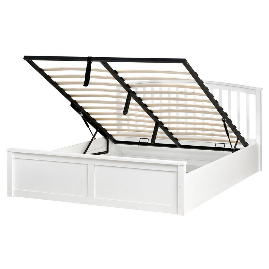 Bett mit Stauraum aus Kiefernholz  CLARBEC