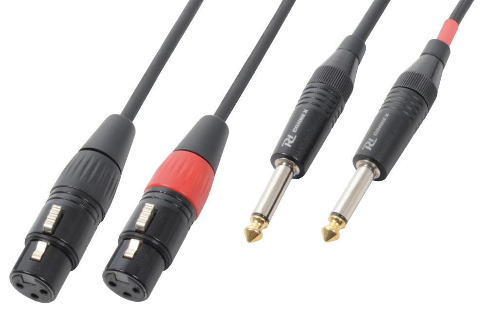 PD-Connex  PD-Connex 177066 cavo audio 1,5 m XLR (3-pin) 6.35mm Nero 