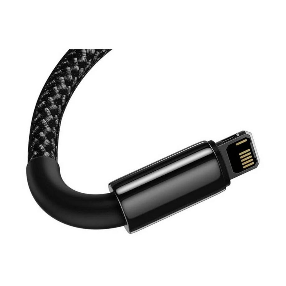Baseus  Baseus Tungsten Gold USB-A auf Lightning 2,4 A, 1 m – Schwarz 