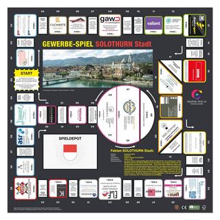 GEWERBE-SPIEL  Brettspiel SOLOTHURN Stadt (Deutsch) 