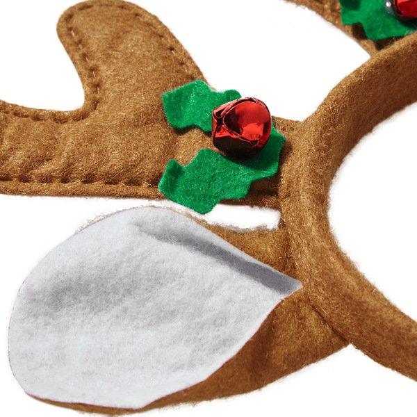 Tectake  Rentiergeweih hellbraun 