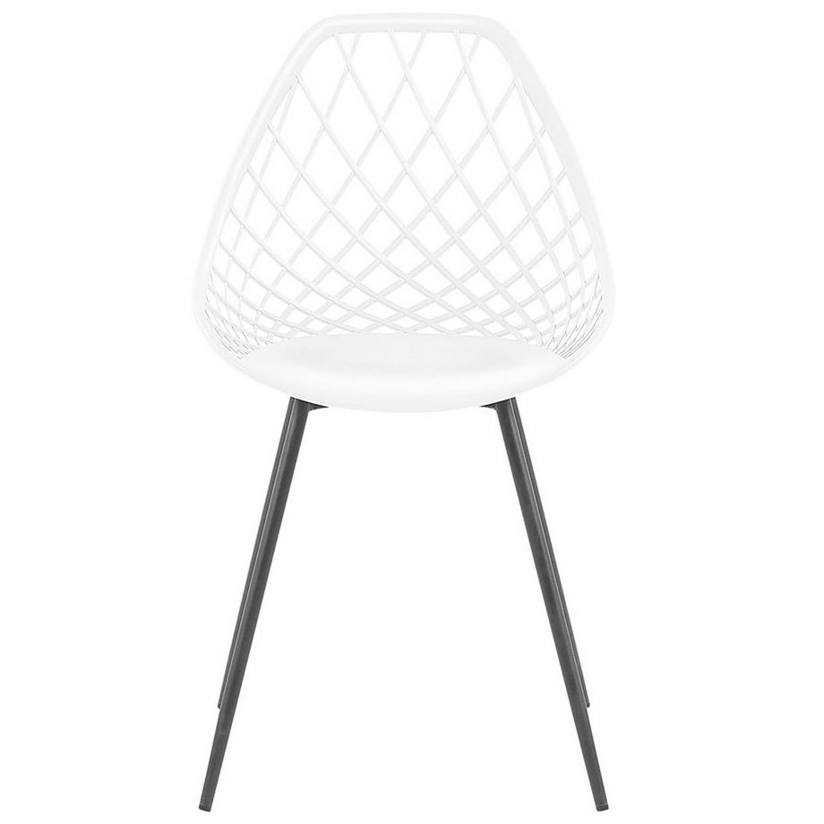 Beliani Lot de 2 chaises de salle à manger en Matière synthétique Moderne CANTON  