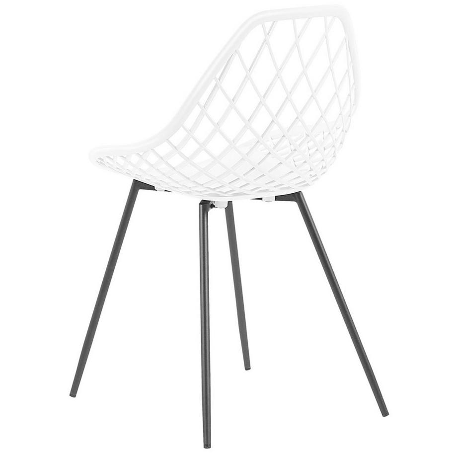 Beliani Lot de 2 chaises de salle à manger en Matière synthétique Moderne CANTON  