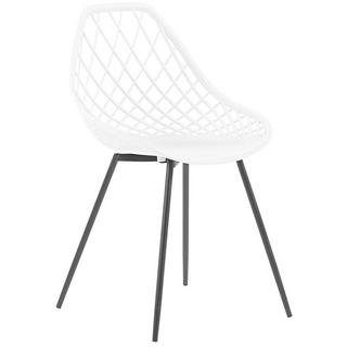 Beliani Lot de 2 chaises en Matière synthétique Moderne CANTON  