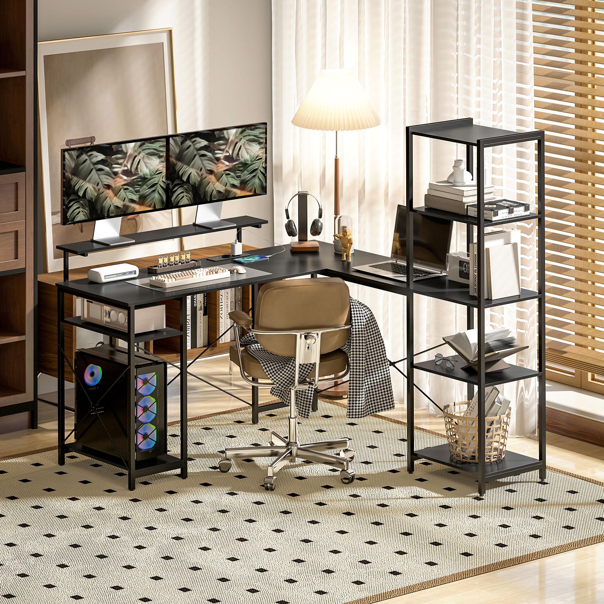 HOMCOM Bureau d'angle  