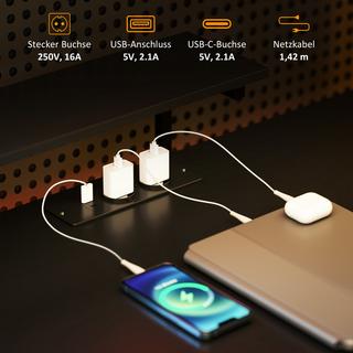 HOMCOM Bureau d'angle  