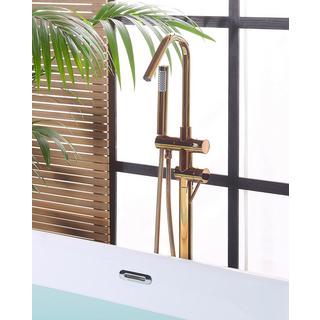 Beliani Rubinetteria per vasca da bagno freestanding en Ottone Industriale VICTORIA  