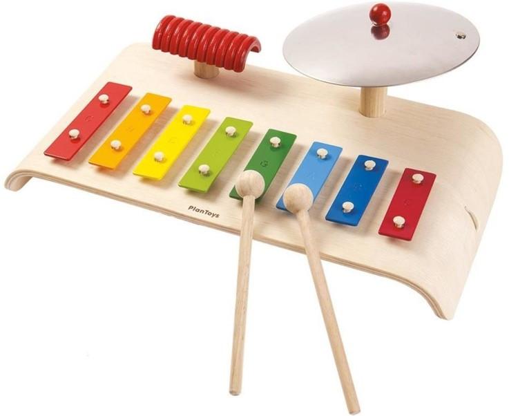 Plantoys  PlanToys Jouets en bois Ensemble musical 