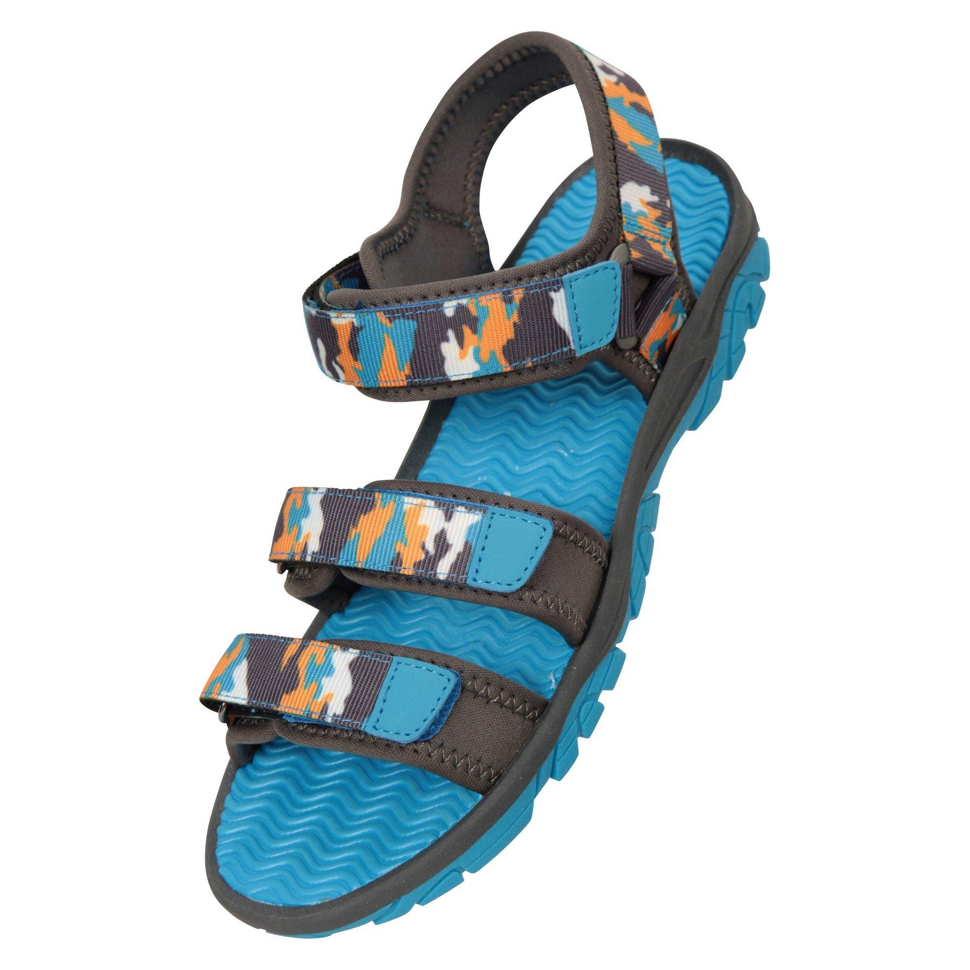Image of Sandalen, Tarnmuster Unisex Pink Teal 33