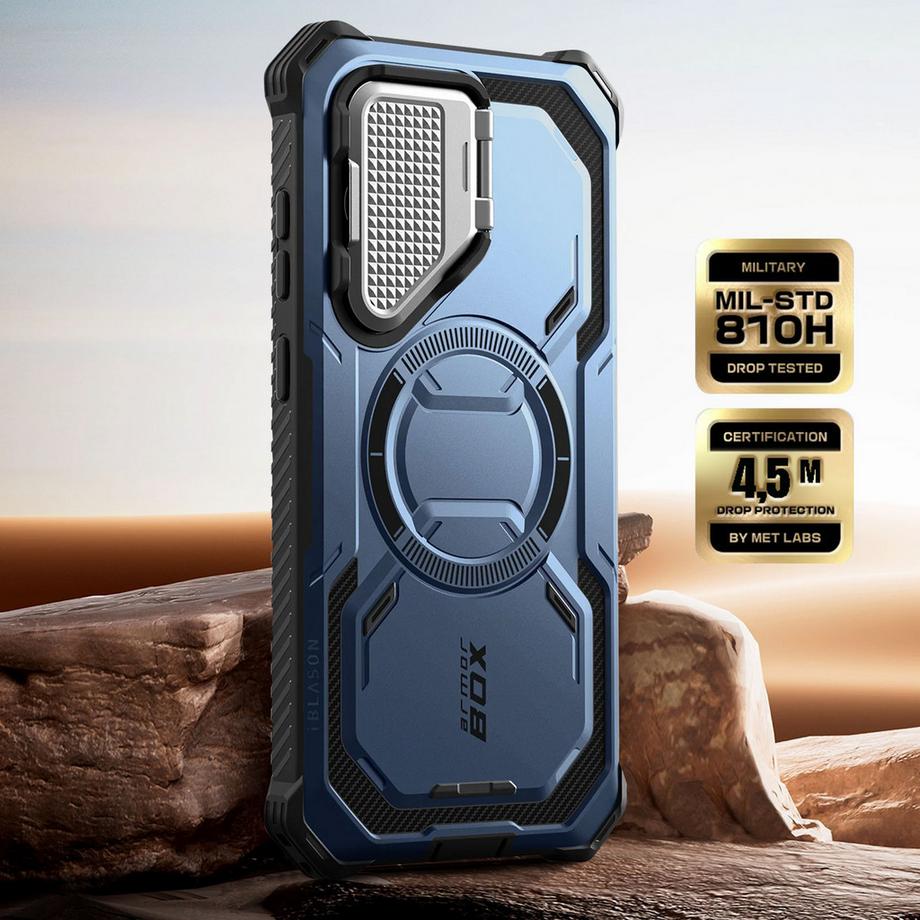 Avizar  Hülle Galaxy S25 Plus Armorbox Blau 