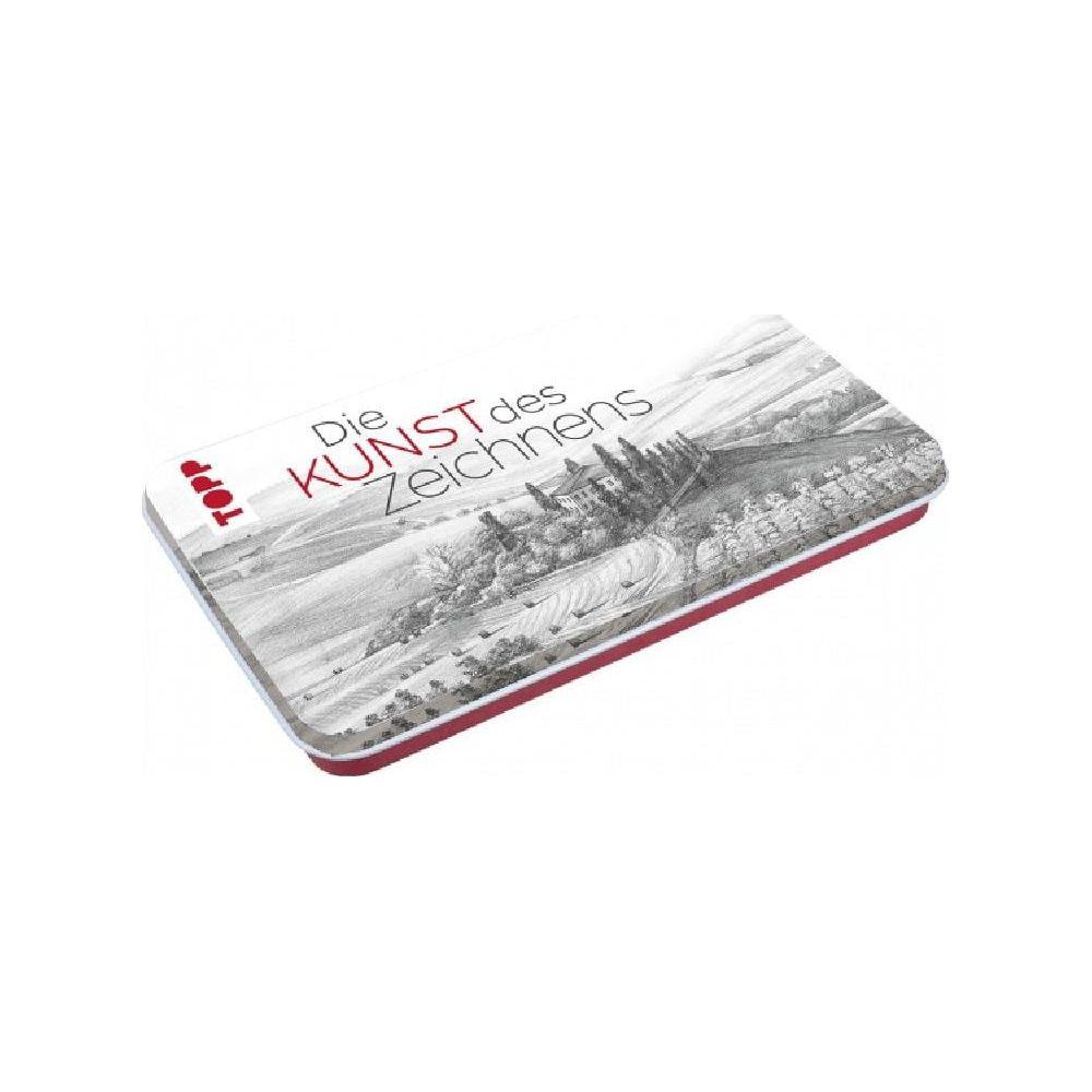 Image of Die Kunst des Zeichnens Zeichenmaterial mit Metalldose