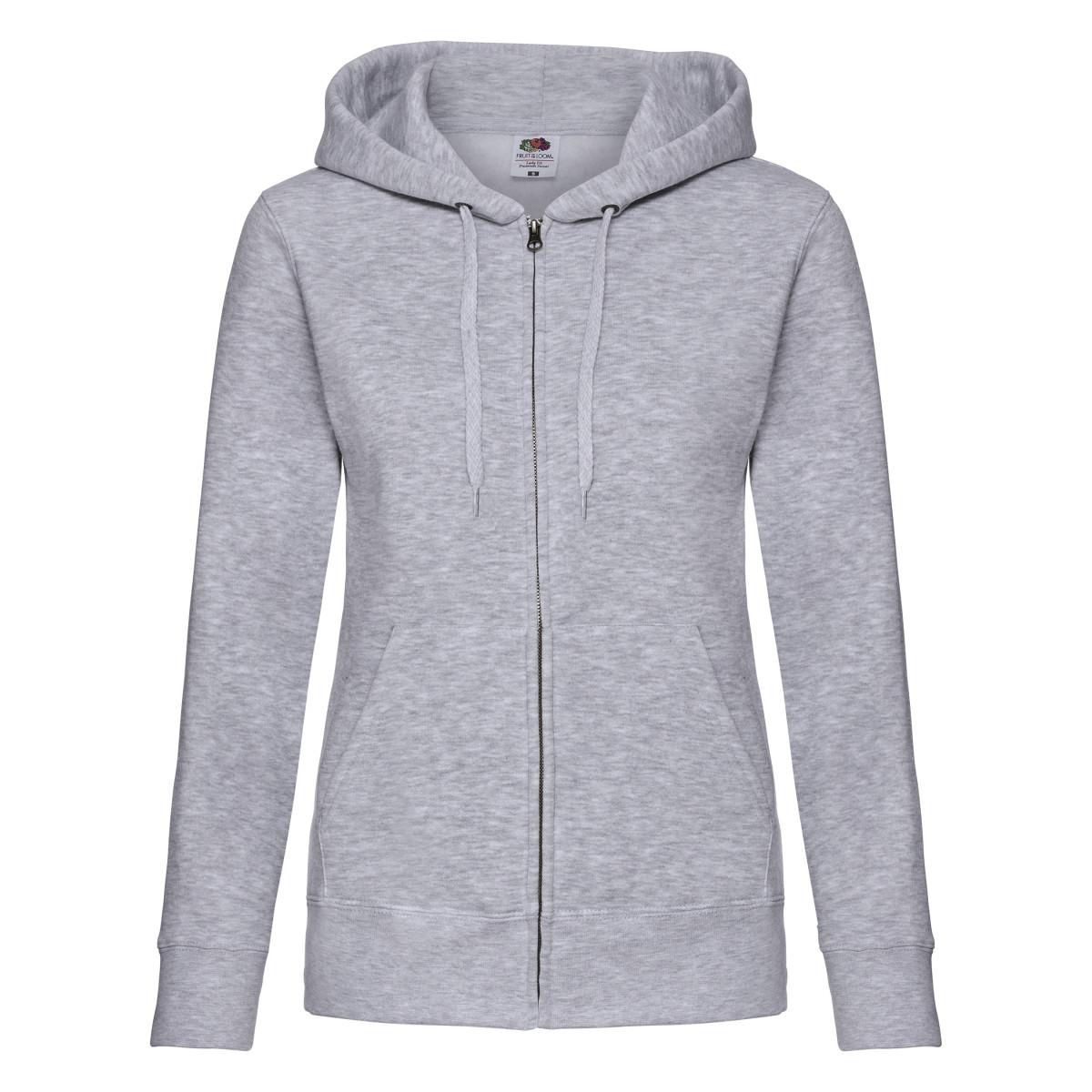 Image of Premium Kapuzenpullover Mit Kapuze Damen Grau XXL