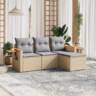 VidaXL Garten sofagarnitur poly-rattan  