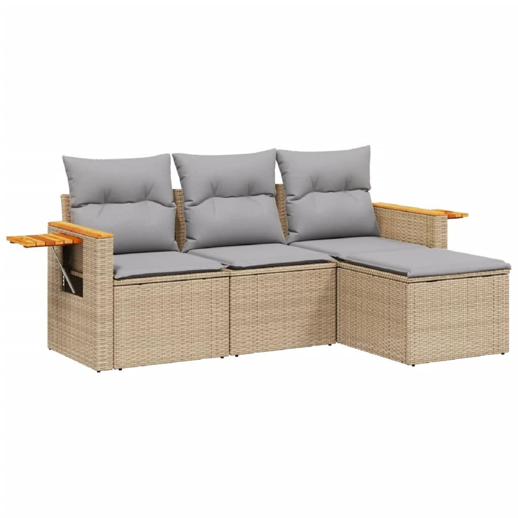 VidaXL Garten sofagarnitur poly-rattan  